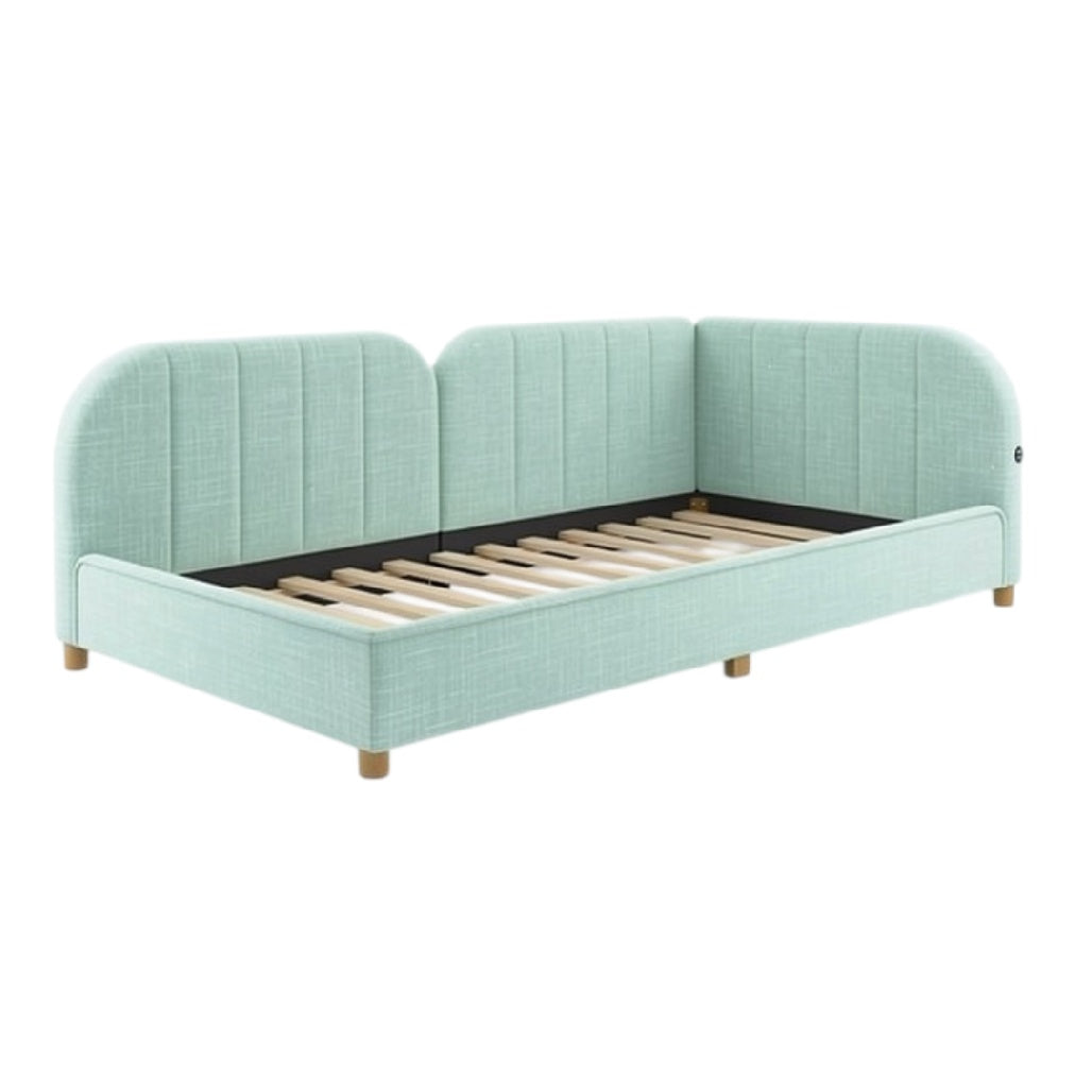 **Technische Titel in het Nederlands: Moderne Kinderbedbank met Hoogwaardige Stoffering**