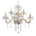 **Technische titel in het Nederlands: Elegant kristallen kroonluchter met 8 lampen**
